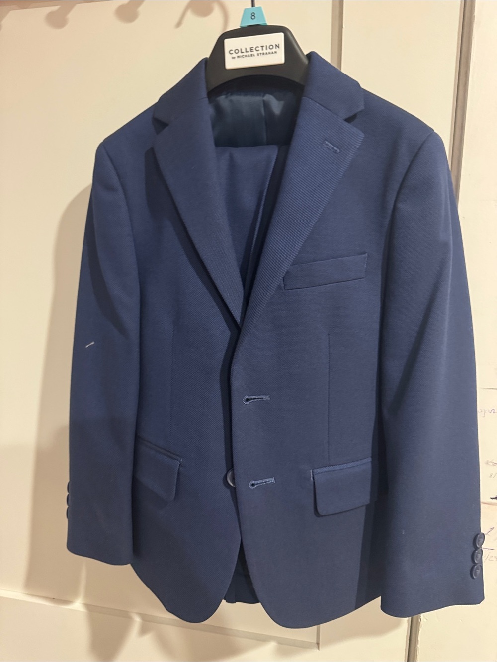 Kids Navy suit- boys size 8